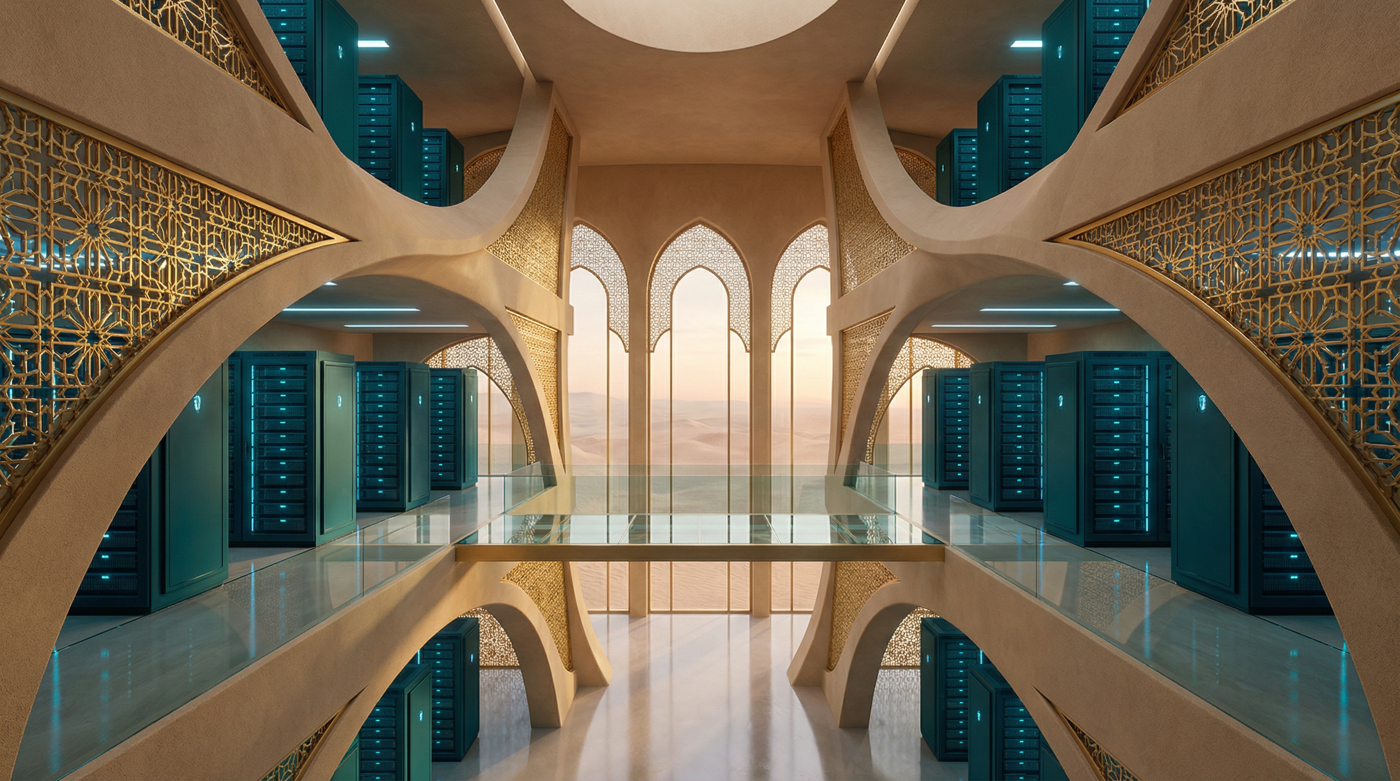 Bayanat Data Center Interior